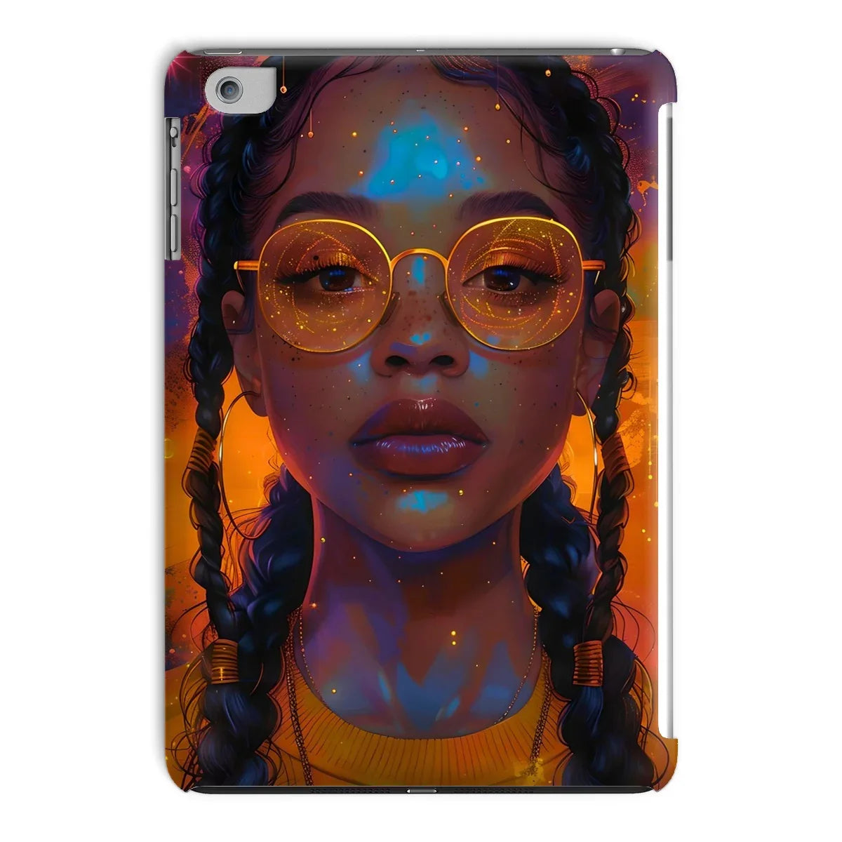 Solar Flare Radiant Soul Beautiful Black Girl Tablet Cases - D'Sare