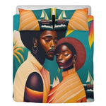 Caribbean Couple Dream 3 Pcs Beddings - D'Sare 