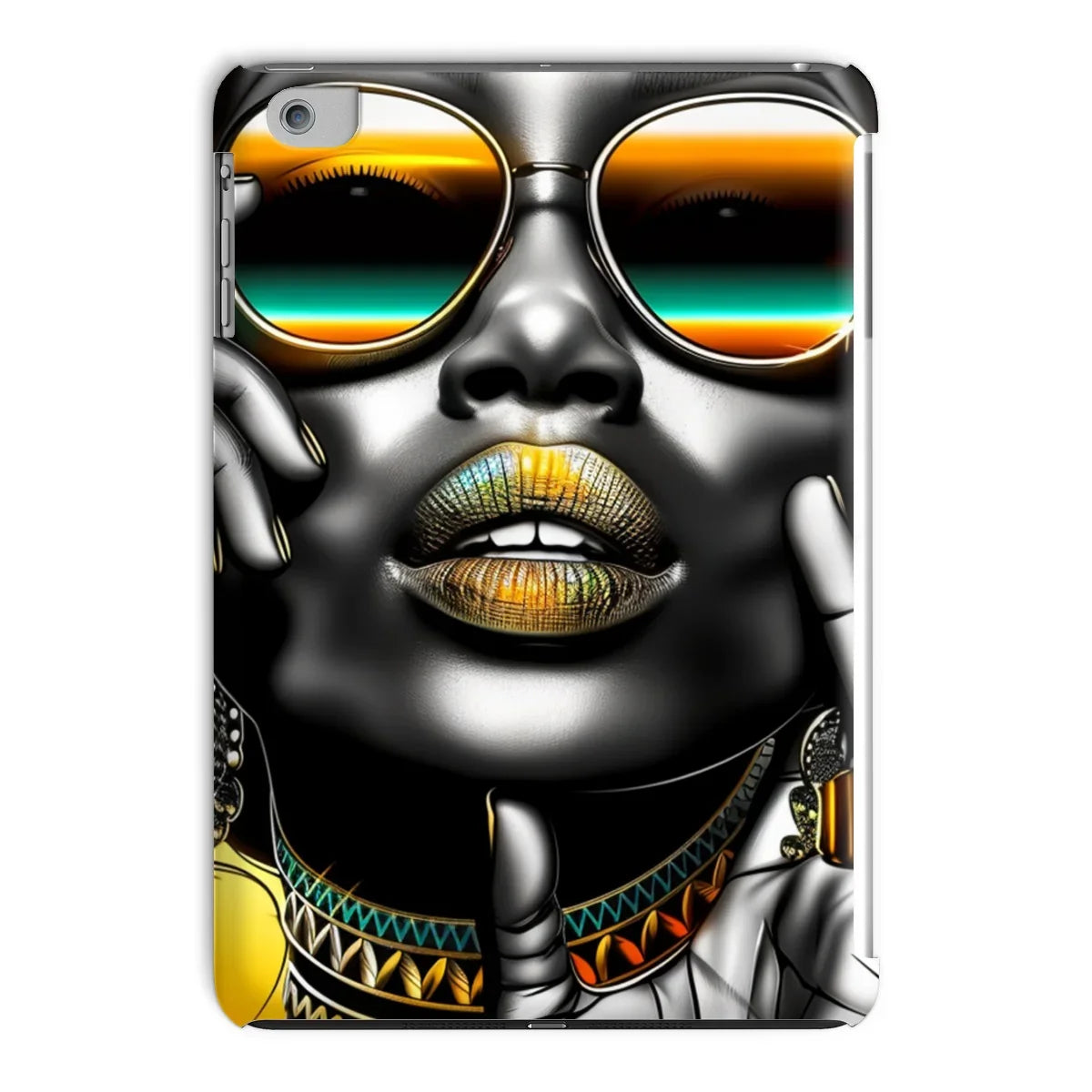 Vibrant Flow Girl Tablet Cases - D'Sare
