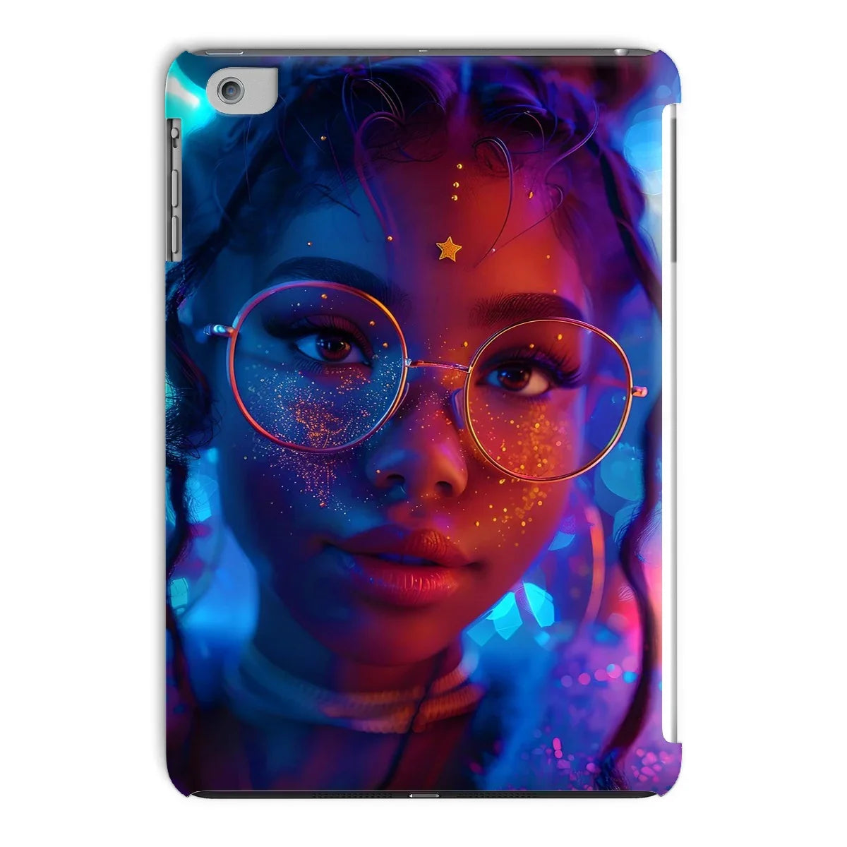 Black Girl Magic Stardust Cosmic Vibe| Black Woman Magic Tablet Cases - D'Sare