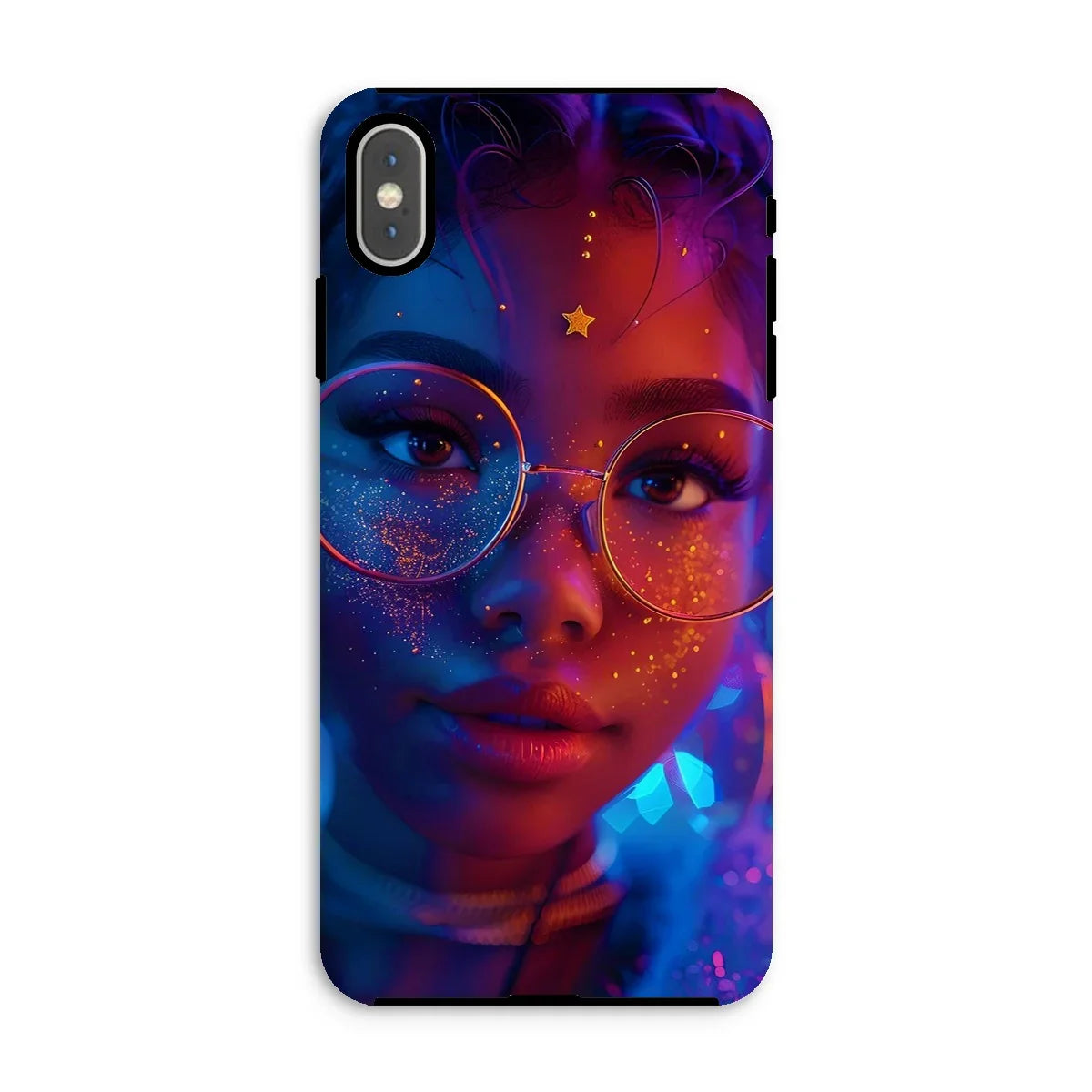 Black Girl Magic Stardust Cosmic Vibe| Black Woman Magic Tough Phone Case - D'Sare