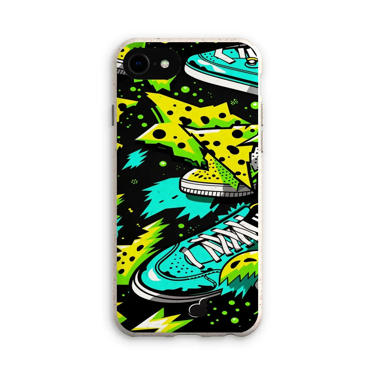 Electric Kicks Art: Urban Pop Art Explosion, Graffiti Eco Phone Case - D'Sare