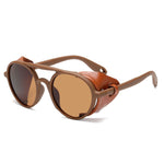 Matrix Sunglasses Brand Design Round Shades Men Women Vintage Punk Sun glasses UV400 Eyewear