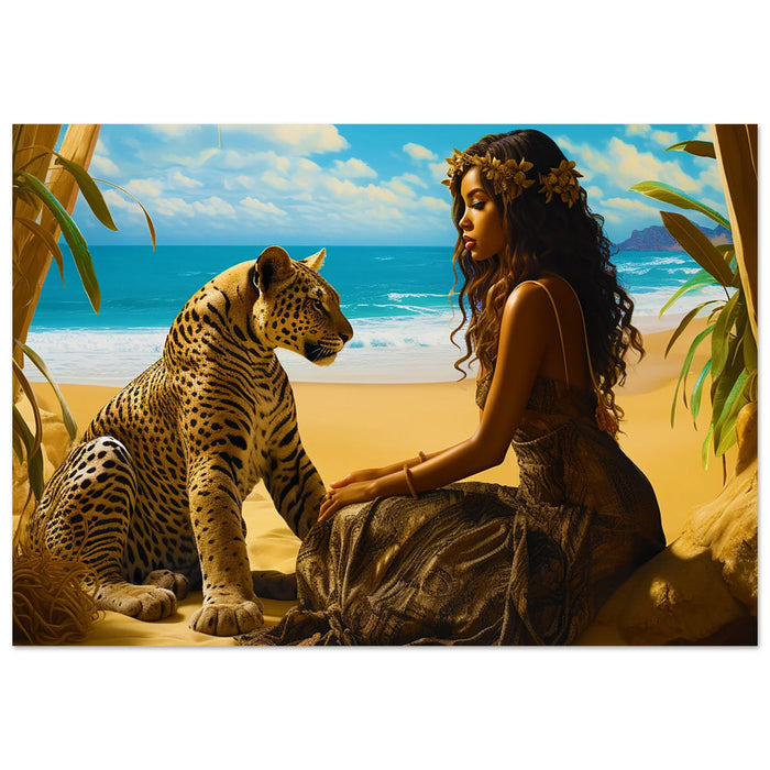 Seychelle Serenity: Golden Sand The Maiden and the LeopardFoam Landscape
