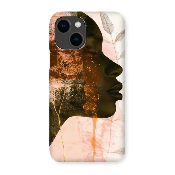 Golden Silence Serene Echoes Snap Phone Case