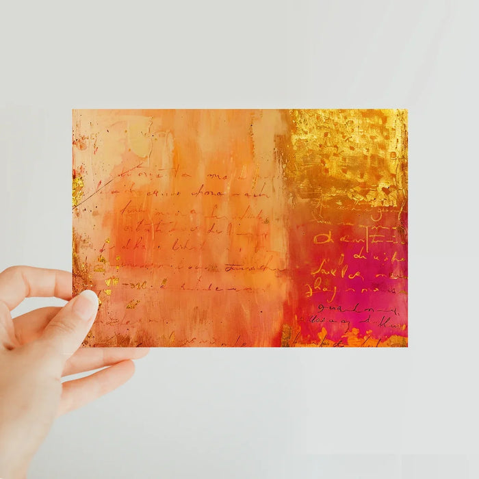 Warm Amber Seranade Eclectic Art
