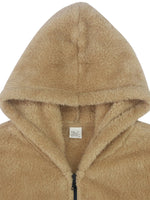 Men's Warm Jacket, Loose Hooded Casual Jacket