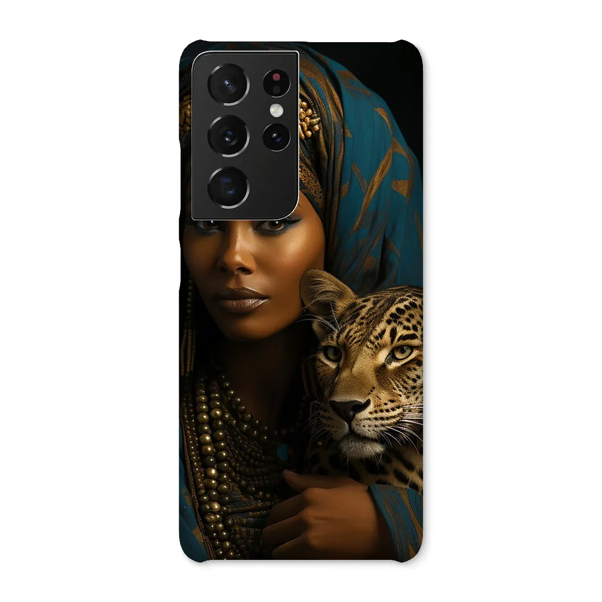 Leopard Luxe Lady Glamorous Empress Snap Phone Case - D'Sare