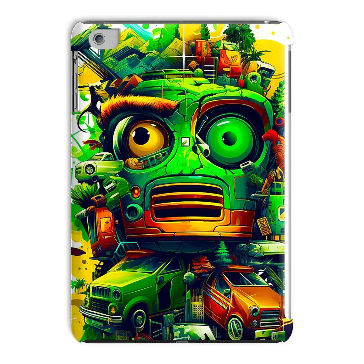 Graffiti Odyssey Surreal Urban Jungle Car Junk Yard Tablet Cases - D'Sare