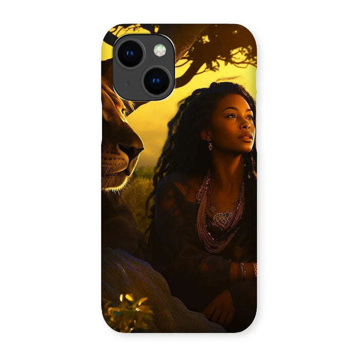 Empress Divine: The Black Feminine & Lion of Judah Legacy Snap Phone Case