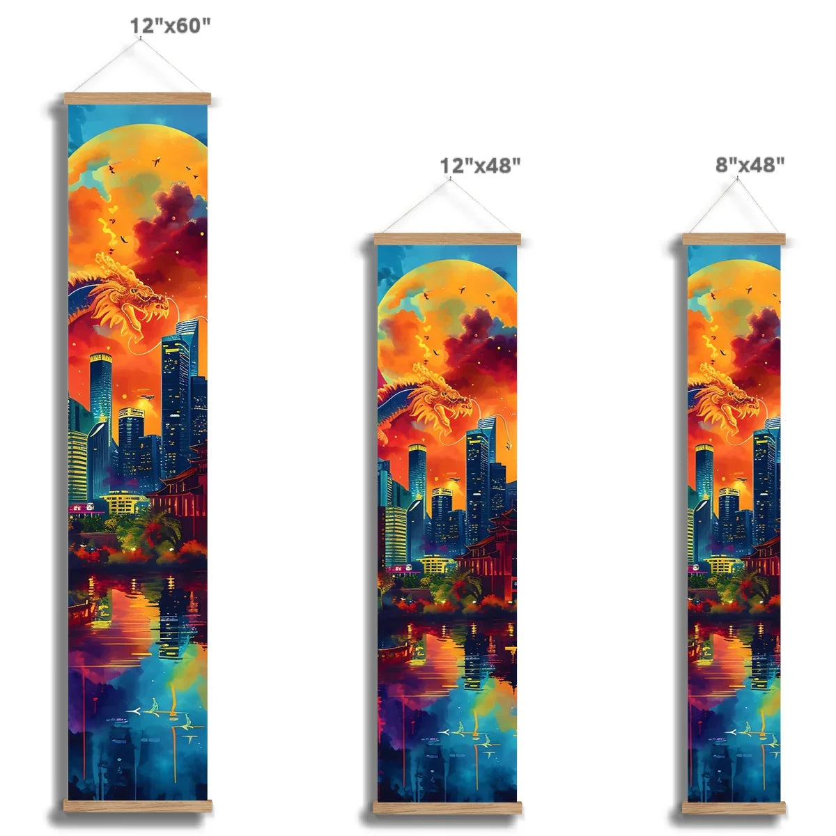 2024 Year Of The Dragon Celebration Wall Height Chart - D'Sare