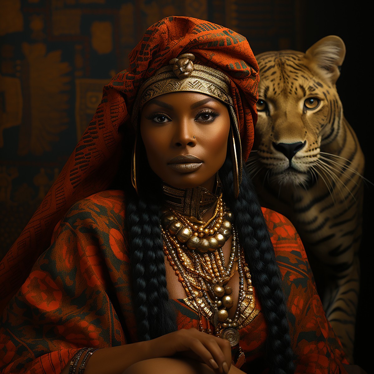 Empress Ebony Leopard Luxe MelanatedME