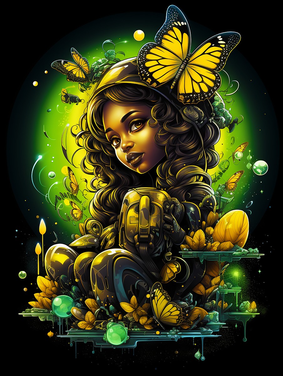 Urban Jungle Metamorphosis Muse Luminous Butterfly Queen