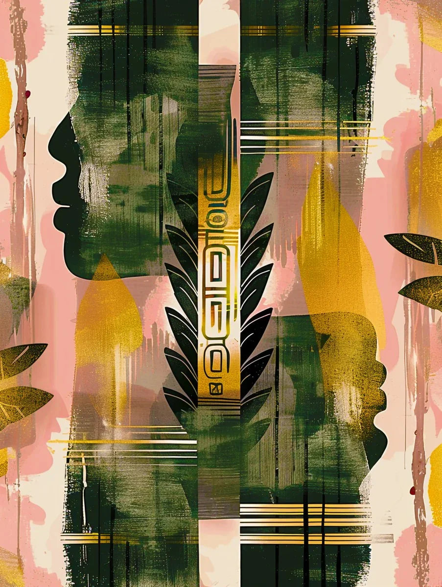 Echos of Duality Golden Pink Reflection