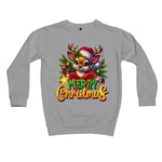 Reindeer Merry Christmas  Kids Sweatshirt