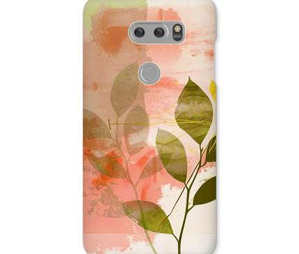 Peach Golden Leafy Escape  Snap Phone Case - D'Sare