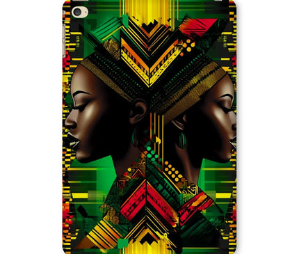 African Print Red Green Yellow Twin Energy  Tablet Cases - D'Sare