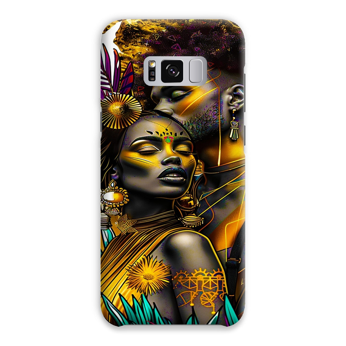 Golden Embrace Majestic Love Waterfall Snap Phone Case - D'Sare