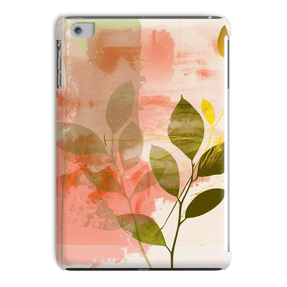 Peach Golden Leafy Escape 06 Tablet Cases Eclectic Art - D'Sare