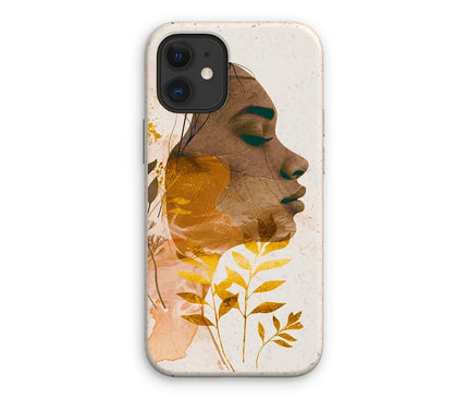 Golden Harmony Silhouette 06 Eco Phone Case - D'Sare