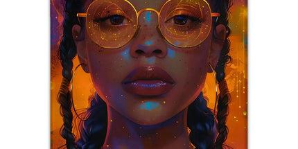 Solar Flare Radiant Soul Beautiful Black Girl Tablet Cases by Prodigi