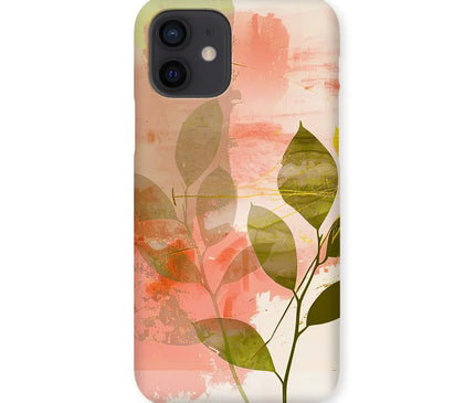 Peach Golden Leafy Escape  Snap Phone Case - D'Sare