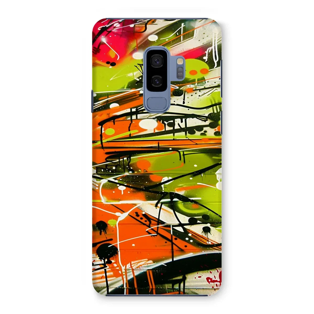 Neon Splatter Symphony: Urban Graffiti Art Snap Phone Case - D'Sare