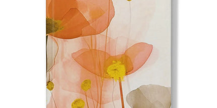 Poppy Echoes Golden Peach Escape 06 Eclectic Art Hardback Journal by Prodigi