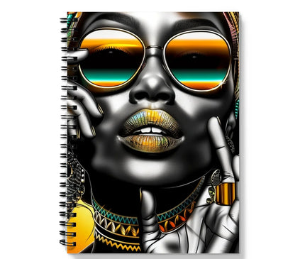 Vibrant Flow Girl Notebook - D'Sare