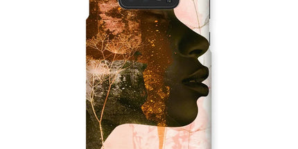 Golden Silence Serene Echoes Snap Phone Case by Prodigi