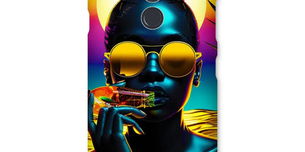 Tropical Sunset Dreams : Neon Vibes Snap Phone Case by Prodigi