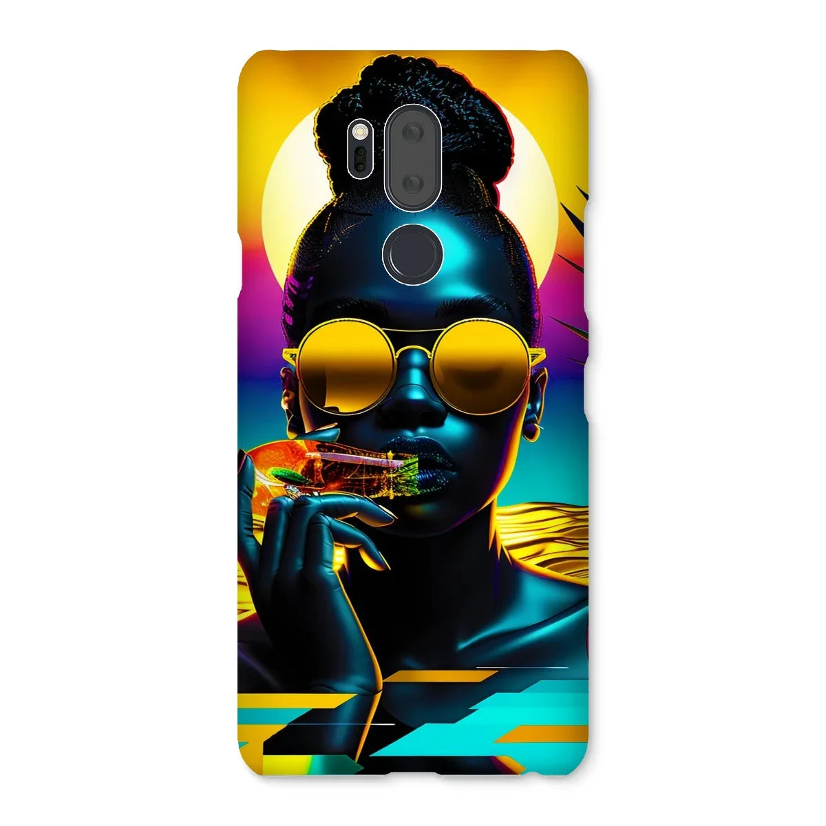 Tropical Sunset Dreams : Neon Vibes  Snap Phone Case - D'Sare