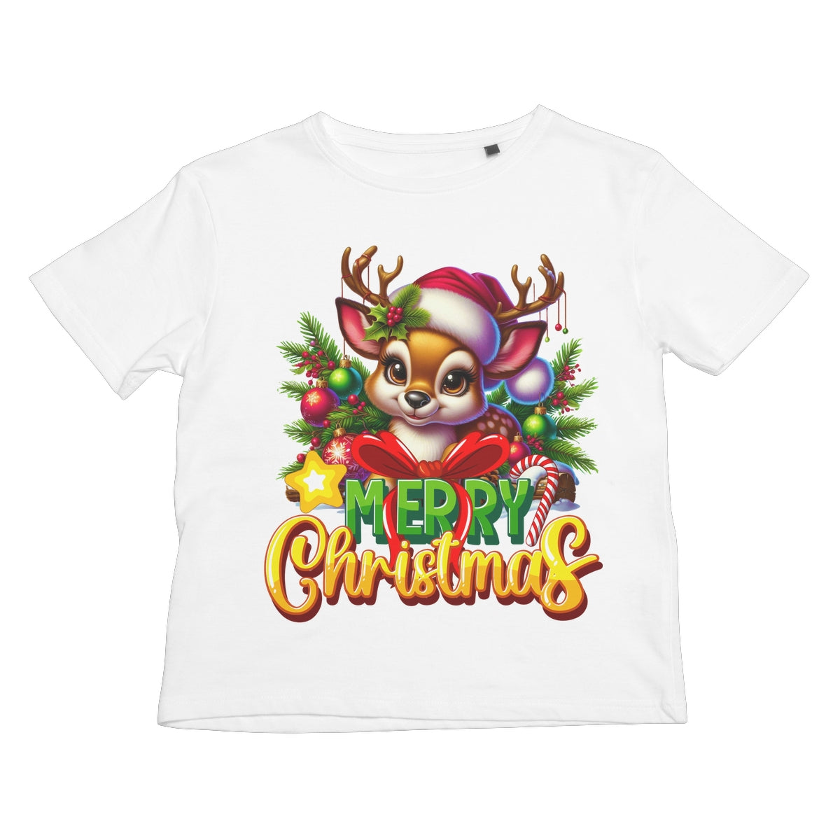 Reindeer Merry Christmas  Kids T-Shirt