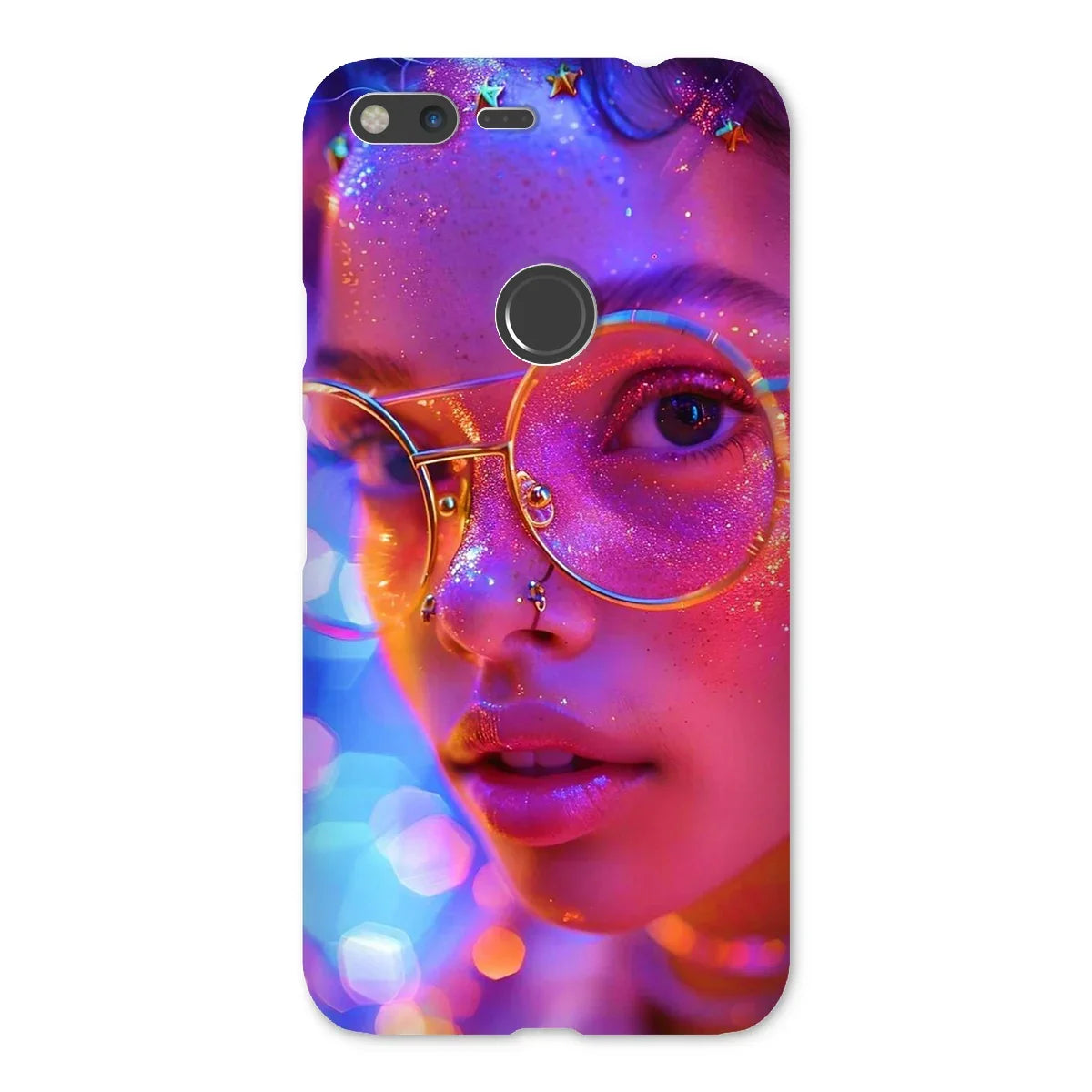Woman Cosmic Radiance Dreamy Stardust  Snap Phone Case - D'Sare