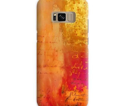 Warm Amber Seranade Snap Phone Case Eclectic Art - D'Sare