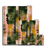 Echos of Duality Golden Pink Reflection Canvas