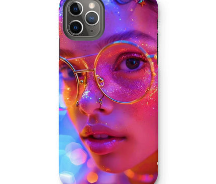 Woman Cosmic Radiance Dreamy Stardust  Tough Phone Case - D'Sare