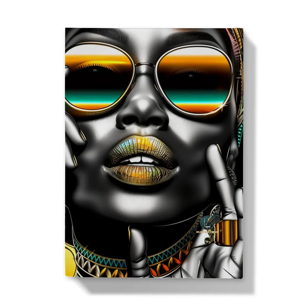 Vibrant Flow Girl Hardback Journal - D'Sare