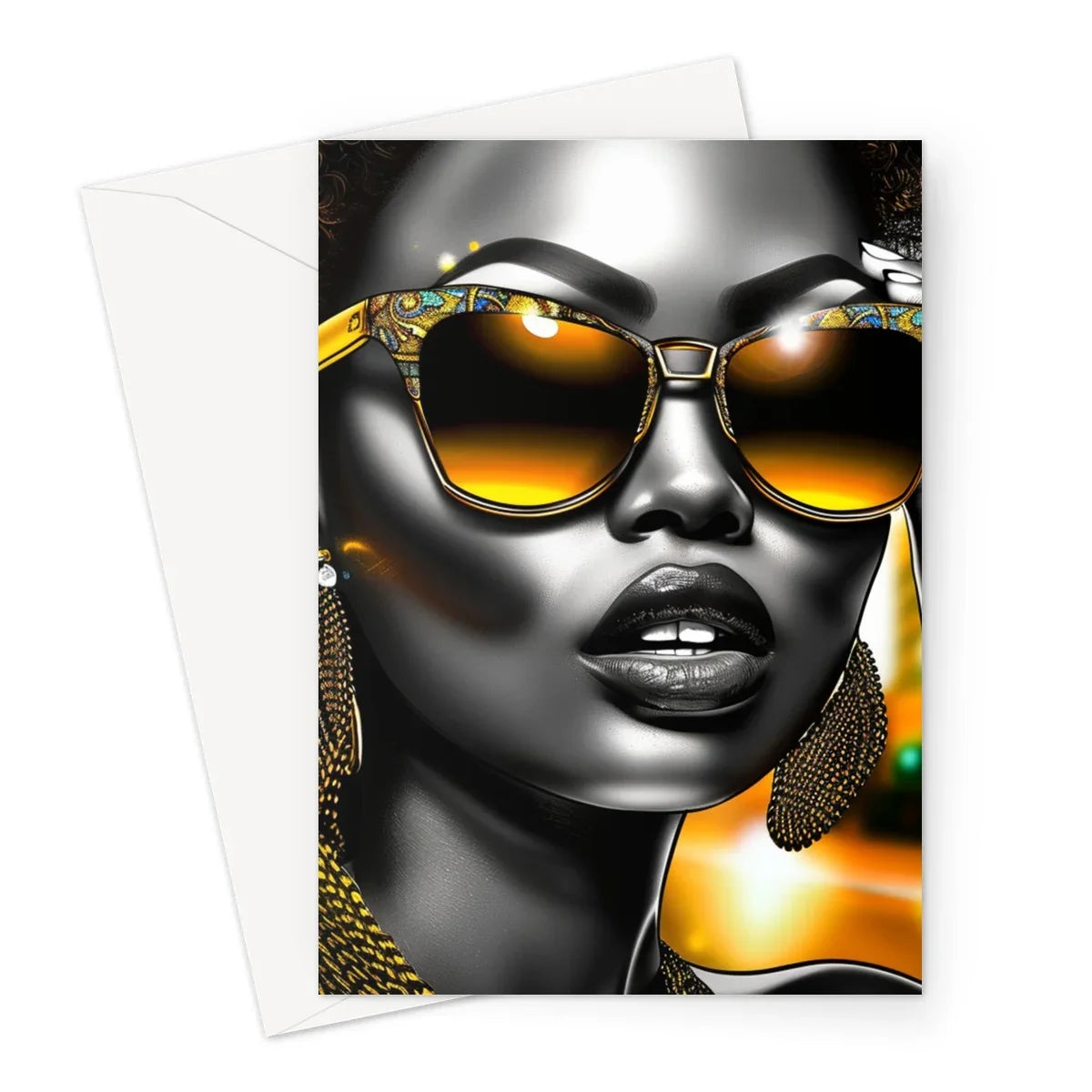 Golden Summer  Greeting Card - D'Sare