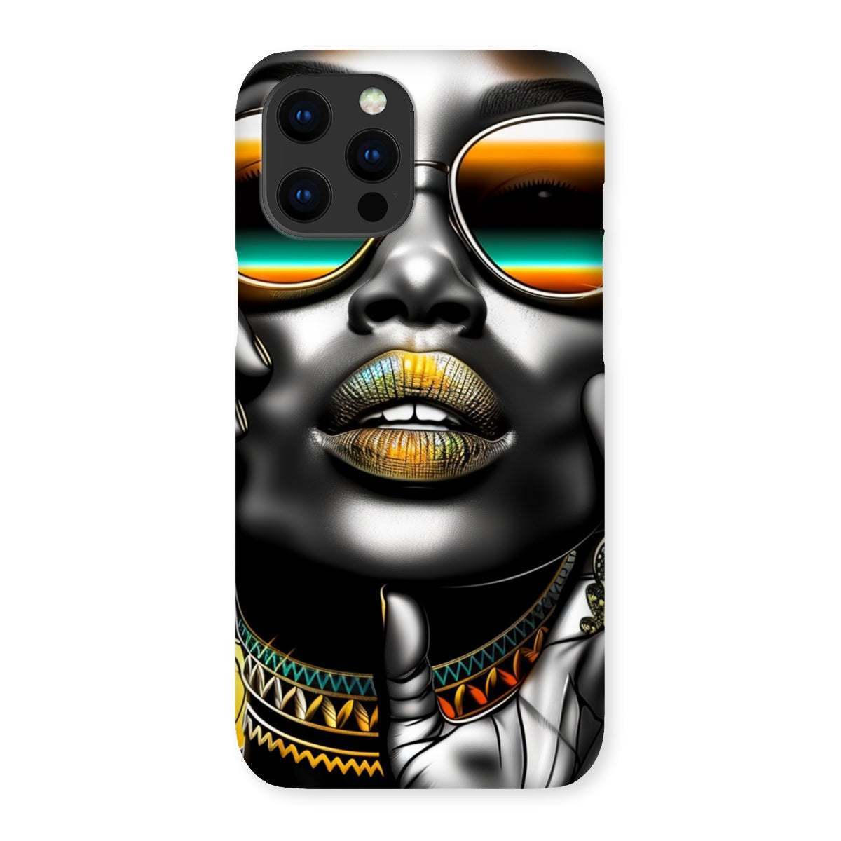 Vibrant Flow Girl Snap Phone Case - D'Sare