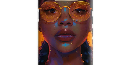 Solar Flare Radiant Soul Beautiful Black Girl Snap Phone Case by Prodigi