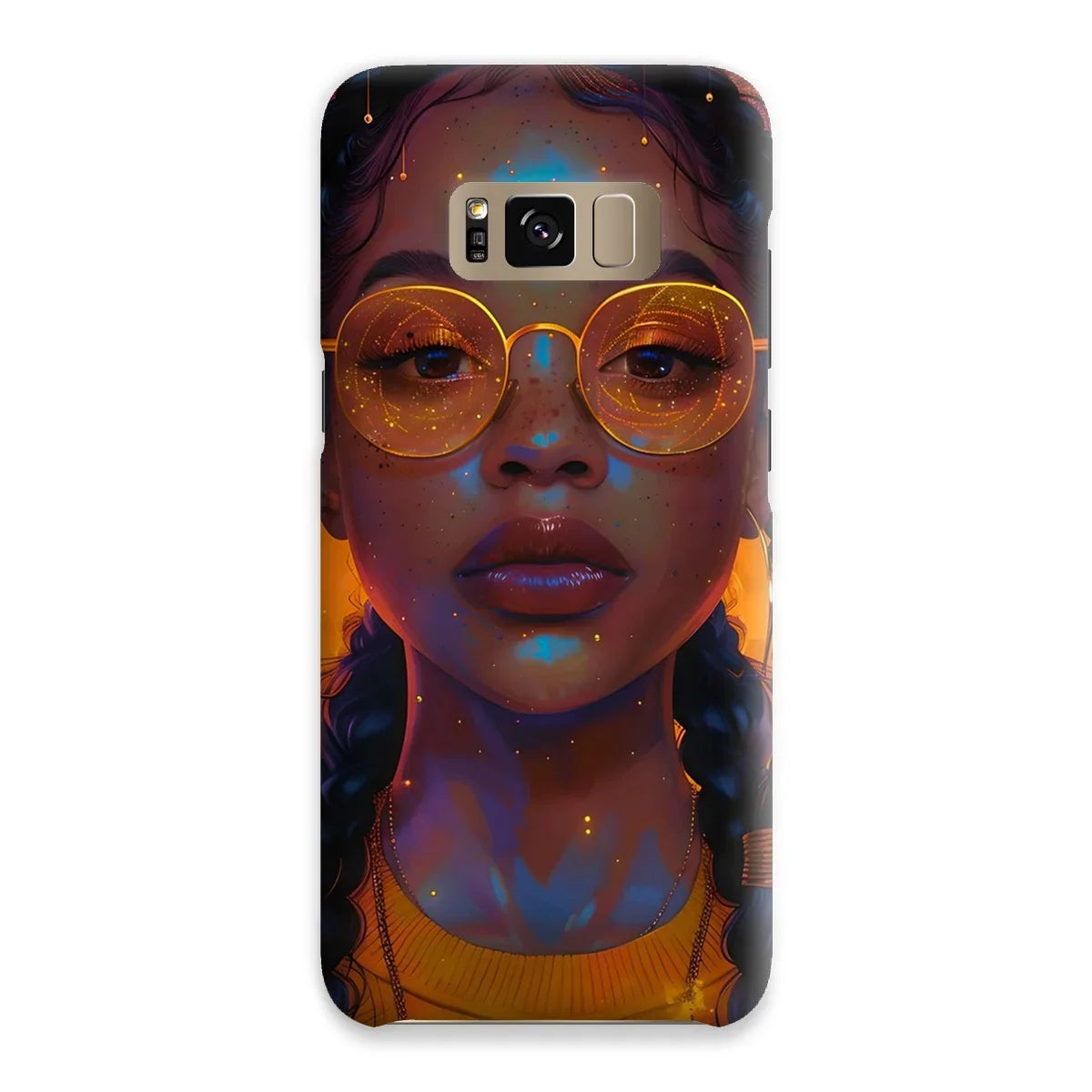 Solar Flare Radiant Soul  Beautiful Black Girl  Snap Phone Case - D'Sare