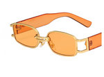 Rectangle Sunglasses Women Hip Hop Steampunk Sun Glasses Punk Metal Iron Hoop Square Eyeglasses UV400 Oculos