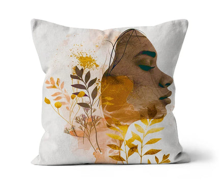 Golden Harmony Silhouette 06 Cushion - D'Sare