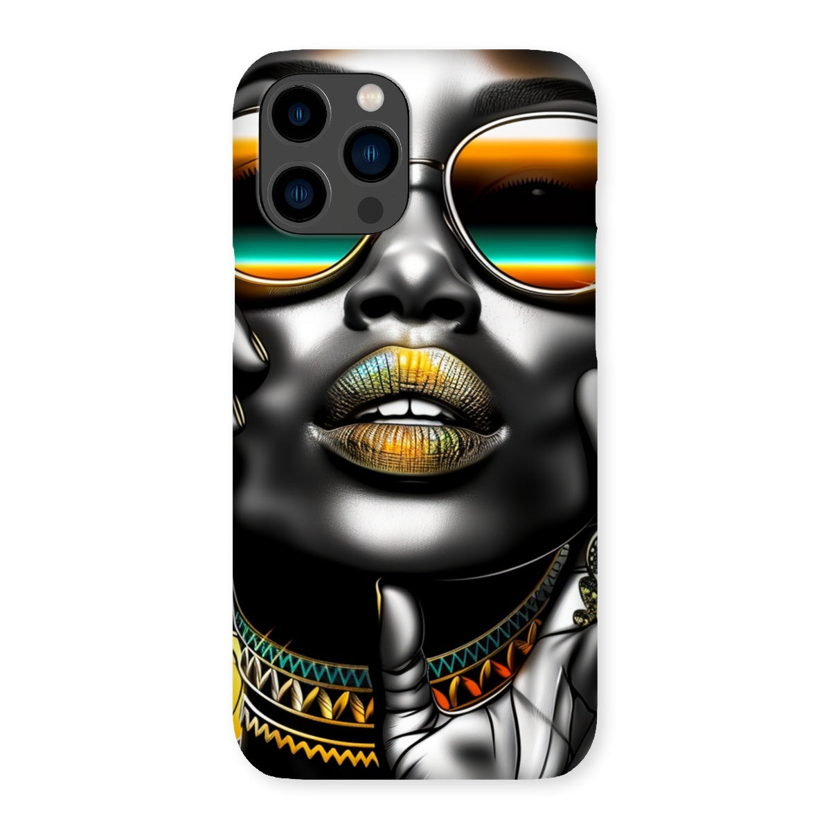 Vibrant Flow Girl Snap Phone Case - D'Sare