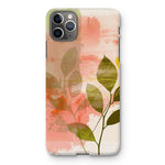 Peach Golden Leafy Escape  Snap Phone Case - D'Sare