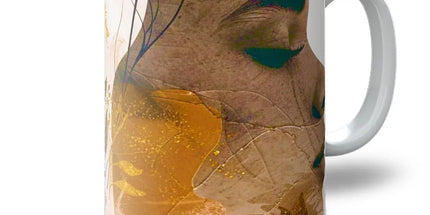 Golden Harmony Silhouette 06 Mug by Prodigi