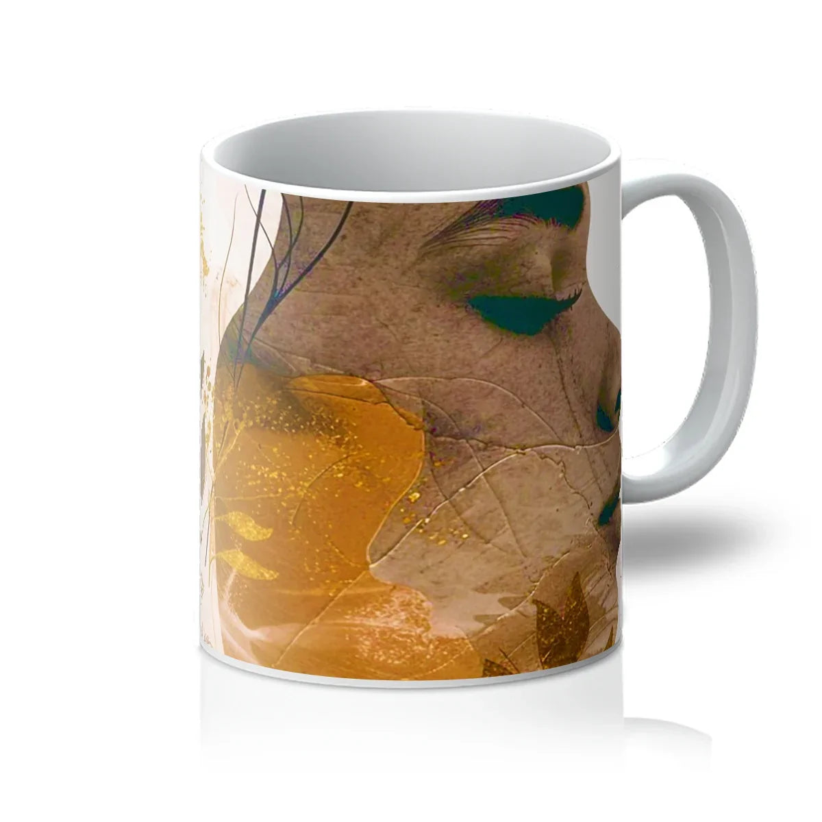 Golden Harmony Silhouette 06 Mug by Prodigi