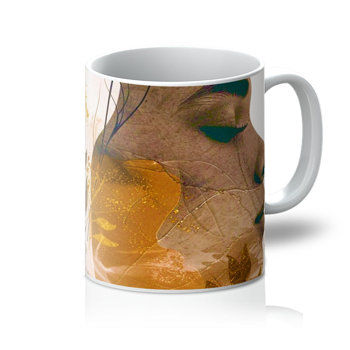 Golden Harmony Silhouette 06 Mug - D'Sare