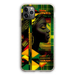 Abstract Red and Green Black Queen Fusion Eco Phone Case